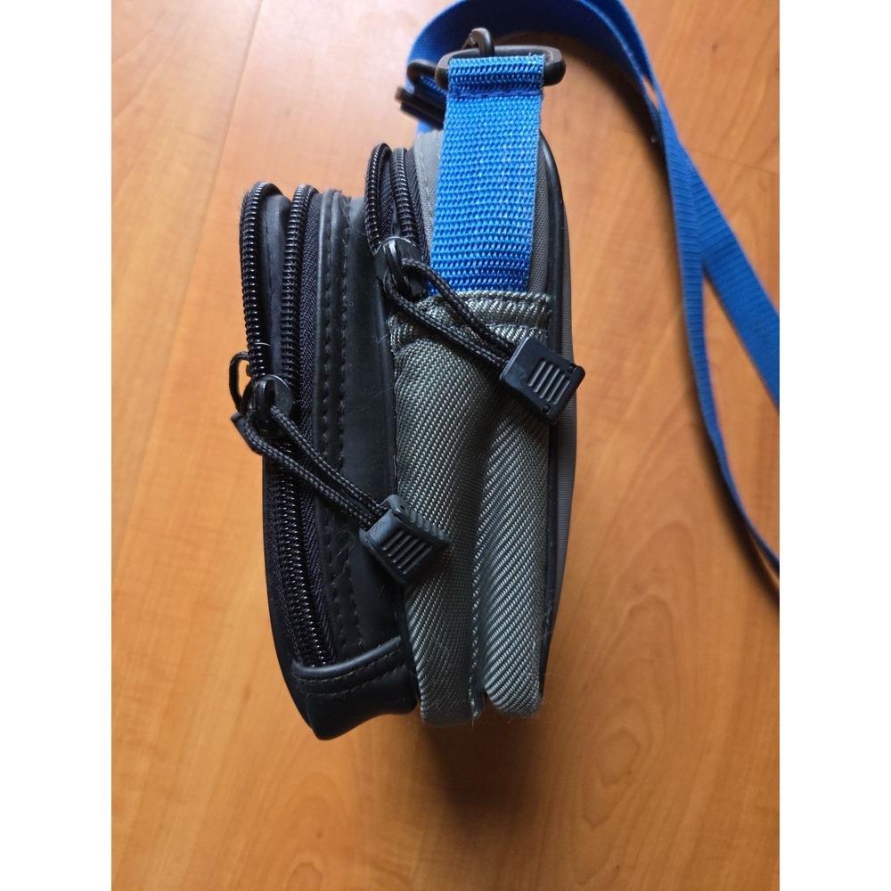 Case Logic Electronics Organizer Travel Case Blue Gray Zipper Pouch Bag - Picture 3 of 5